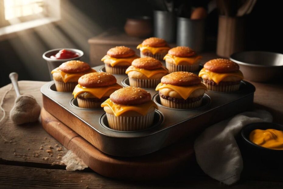 A fun and easy recipe, Cheeseburger Muffins for the whole family